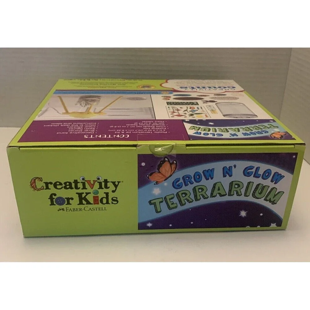 Creativity for Kids Grow 'N Glow Terrarium Kit for Kids - Science Activities